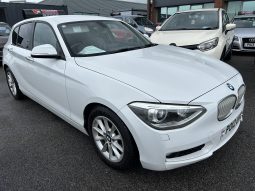 2012 BMW 1 SERIES, 1598cc, WHITE, 71,784 MILES, AUTOMATIC; PO12 UFD